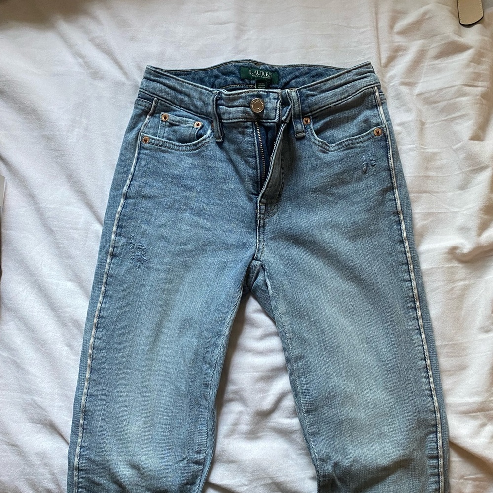 Ralph Lauren Light Wash Skinny Jeans